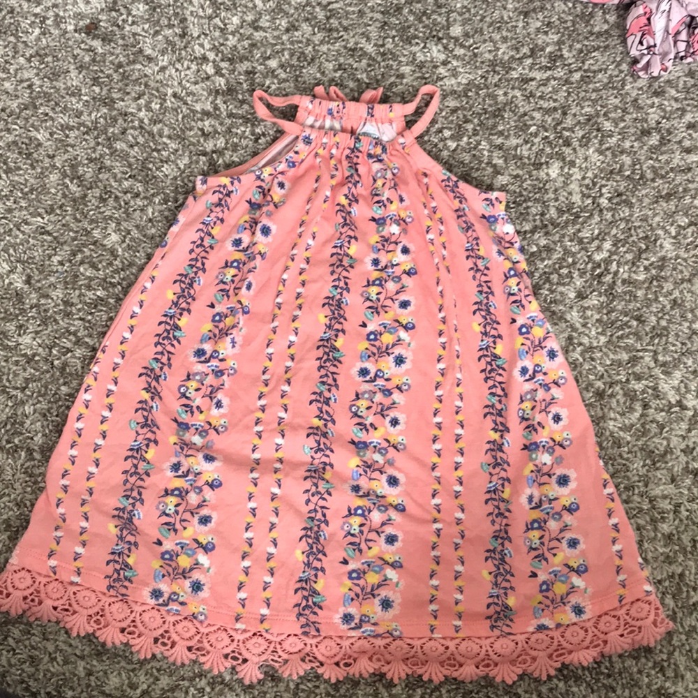 High neck spring dress closet closing
